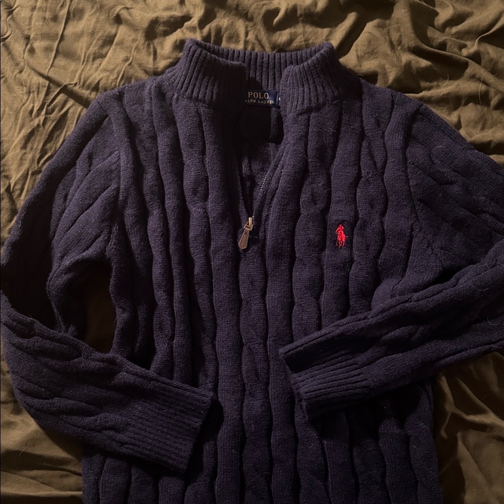 Ralph Lauren half zip knit sweater - Picture 5 of 6
